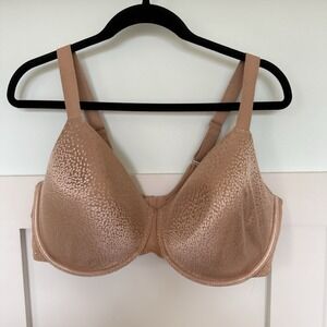Wacoal Back Appeal Bra 38G Praline  Underwire Adjustable Back Smoothing Comfort